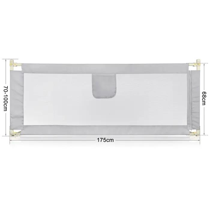 Barrière de Lit Enfant et Bébé Antichute 150 cm / 180 cm / 200 cm