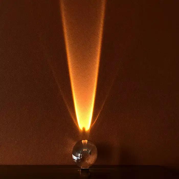 Lampe de Table Led oeil du ciel en cristal, design italien, lampes de Table de chevet pour salon, ch
