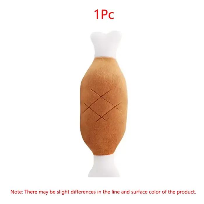 Jouet interactif en peluche grinçant pour chien, jambes de poulet en forme d'os, jouet en peluche po