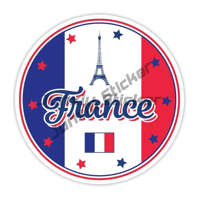 Autocollants de chiffres de drapeau de France