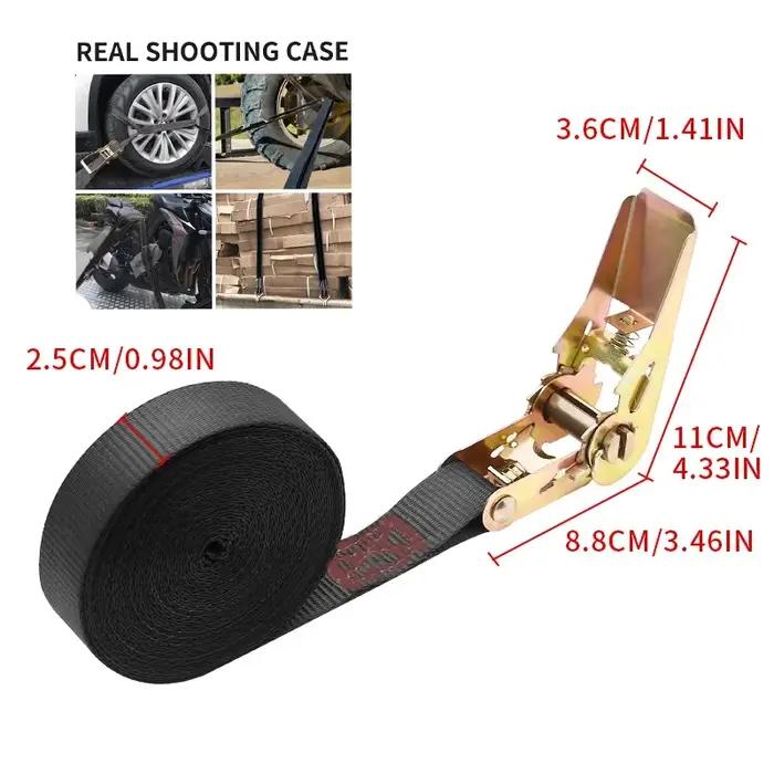 Tendeur de sangle de liaison pour camion, petit tendeur à cliquet, tendeur de corde autobloquant, emballage de fret et sangle de fixation, sangle d'avion