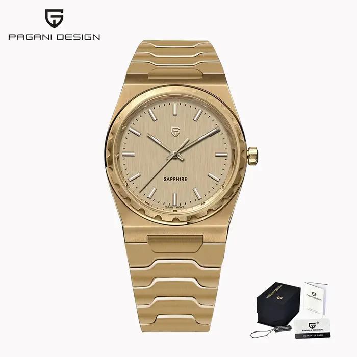Montre homme PAGANI DESIGN ultra-mince 7mm série 222 saphir étanche acier inoxydable PDYS020