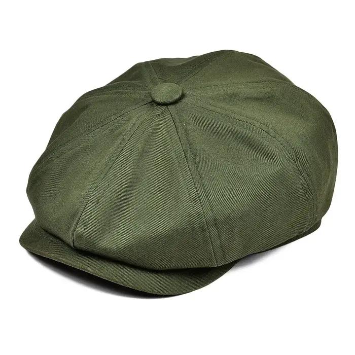 Casquette gavroche homme en coton sergé rétro style sport pour toutes les saisons occassions décontractées