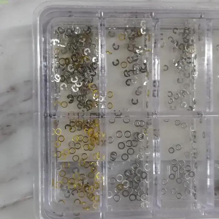 360Pack 12 tailles rondelle Clip entretoise anneau montre poussoir bouton Circlip pour les fabricant