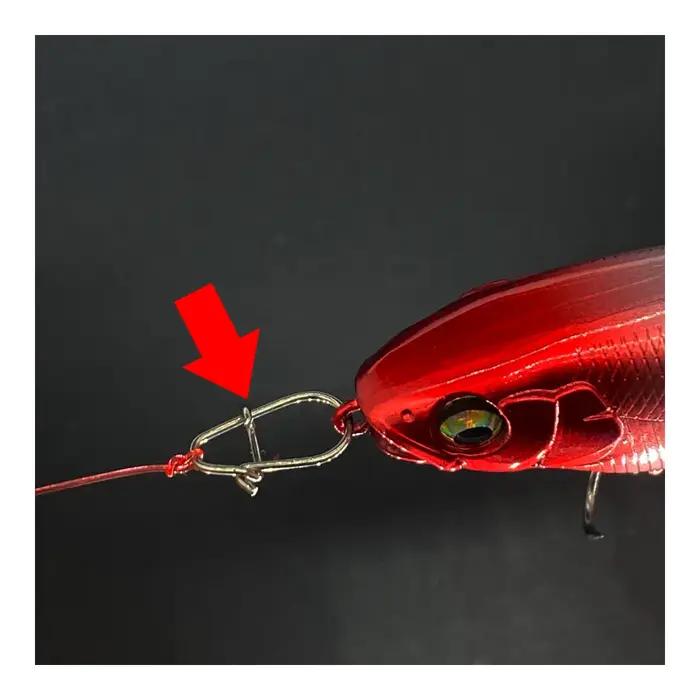 Broche Luya en forme de gourde en acier inoxydable 304, 50 pièces, broche d'amélioration de la pêche