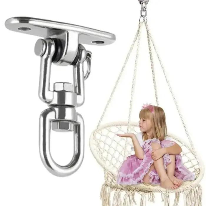 Ensemble de cintres pivotants rotatifs à 360 degrés, supports de suspension en acier inoxydable 304,