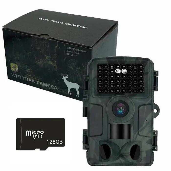 WiFi caméra de chasse Bluetooth 1080P 32MP Vision nocturne infrarouge IP66 étanche 2.0 pouces LCD faune Scouting