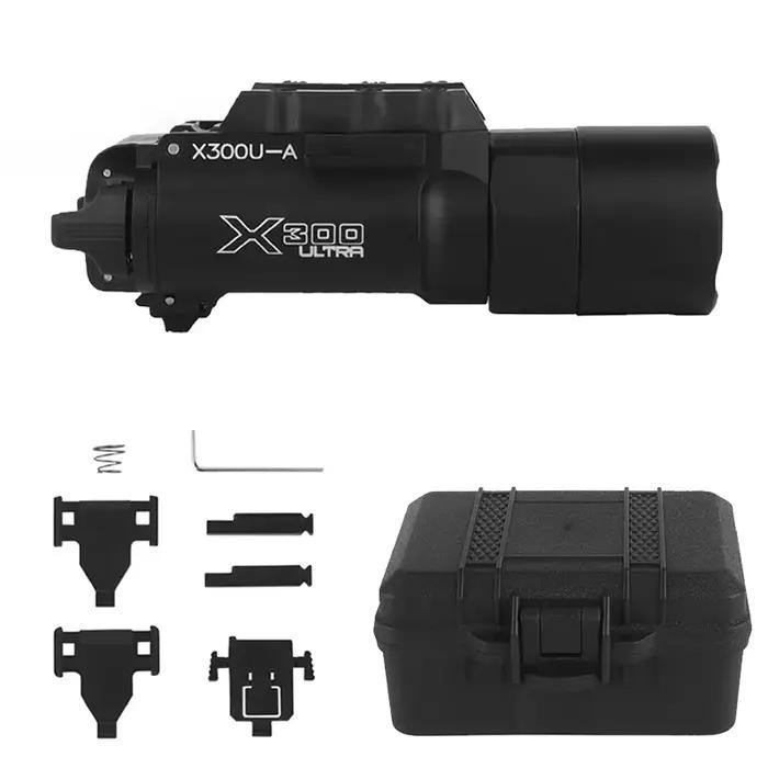 Lampe de poche tactique Surefir SF X300A. Lumière de reconnaissance par pistolet. Lampe de poche pou
