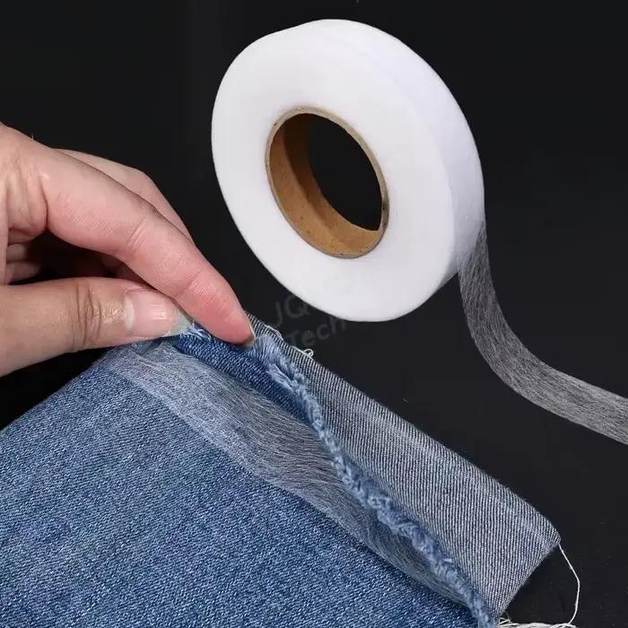 Ruban adhésif thermocollant double face pour ourlets de pantalons, jeans, vêtements et chapeaux, pou