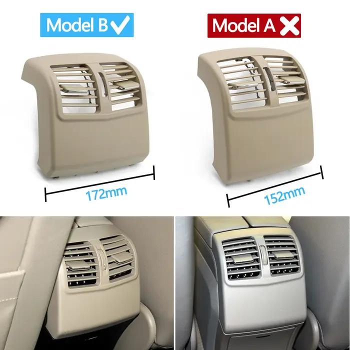 Grille de ventilation arrière de climatisation modèle B, couvercle extérieur pour Mercedes Benz W212