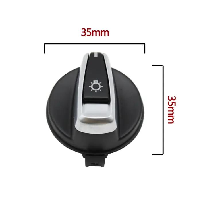Couvercle de bouton de Rotation de commutateur de phare avant de voiture