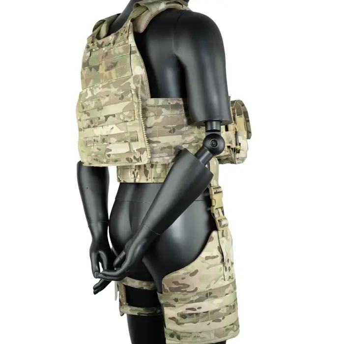 Plaque de fixation tactique pour jambe MOLLE - Accessoire de chasse et airsoft TCmaoyi