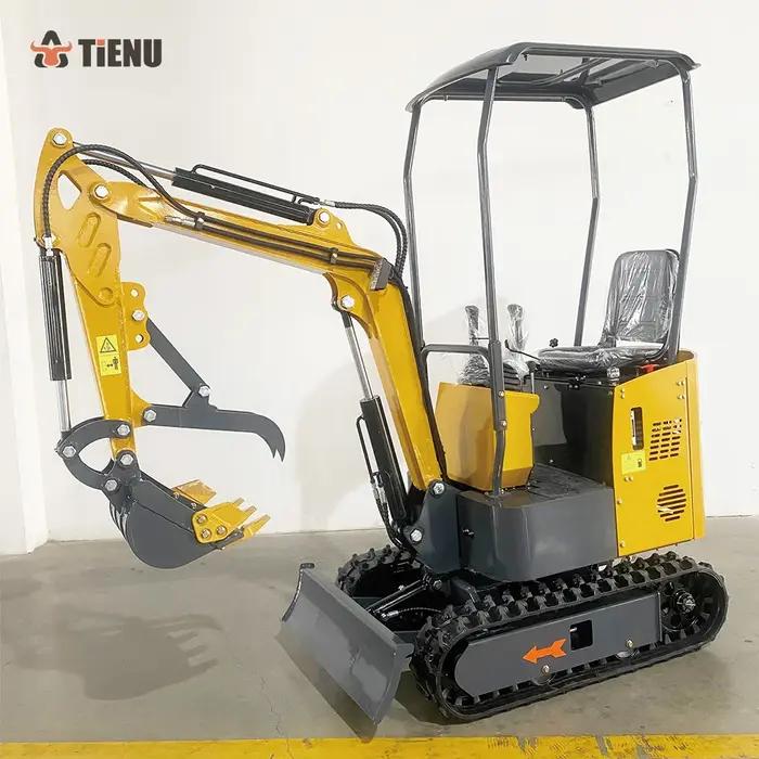 Machines de construction, petite pelle hydraulique, ensacheuse, micro-excavatrices avec climatisation
