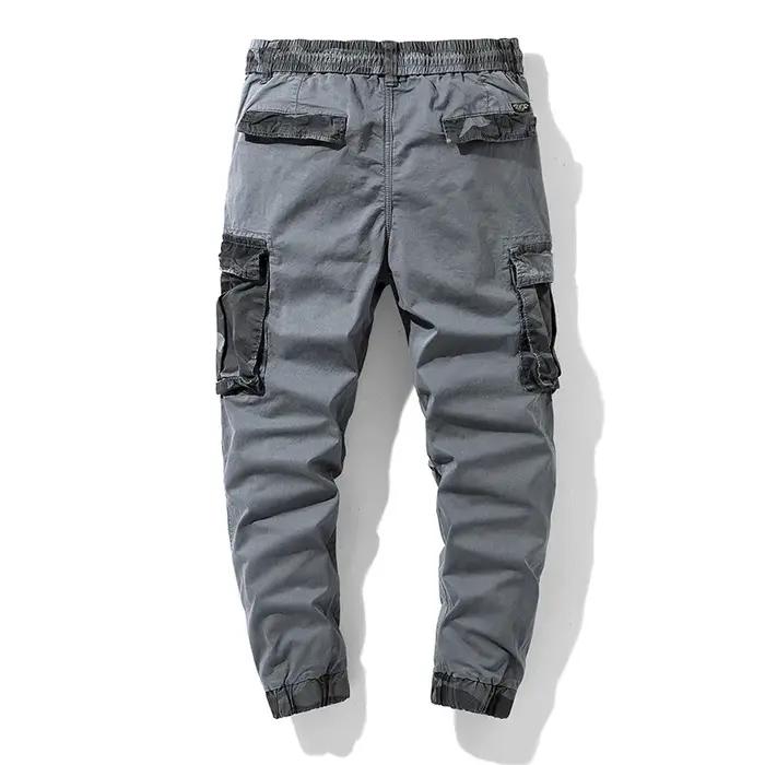 Pantalon cargo camouflage multi-poches cheville streetwear pour chasse urbaine et outdoor