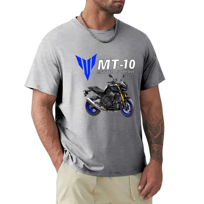 T-shirt moto MT-10 Économie drôles Anime Vêtements pour hommes