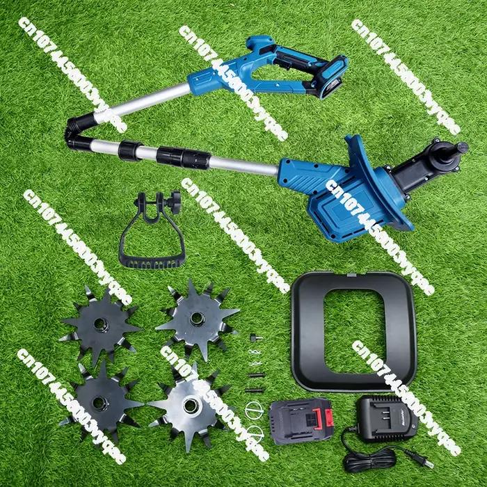 Nouveau motoculteur électrique pour désherbage labourage et creusement de fossés jardinage facile efficace et durable occasions spéciales