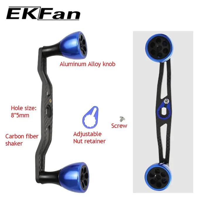 EKFAN-Poignée de pêche en fibre de carbone, adaptée à DAI & SHI, nouveau moulinet jig à roue de tamb