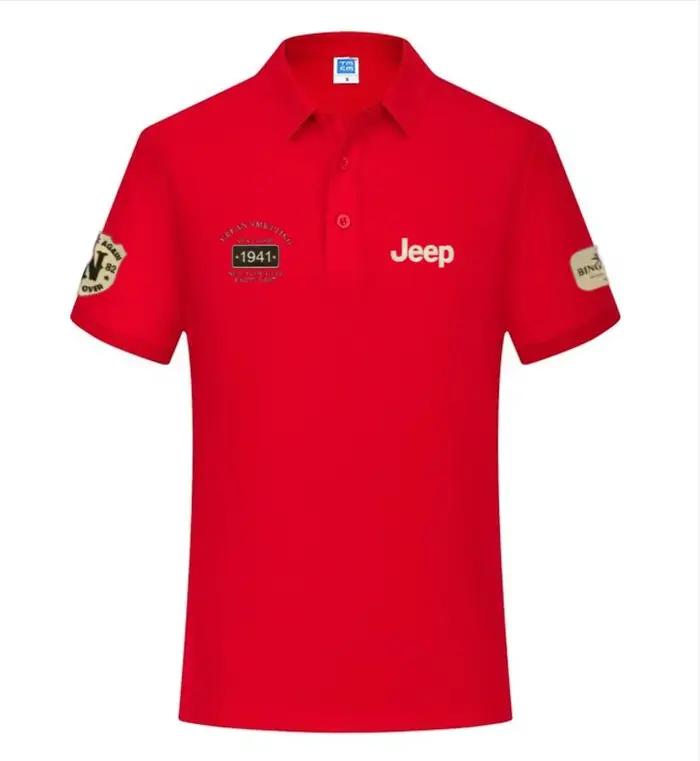 T-shirts et polos d'été de haute qualité, style Jeep 2026, chemises décontractées à manches courtes