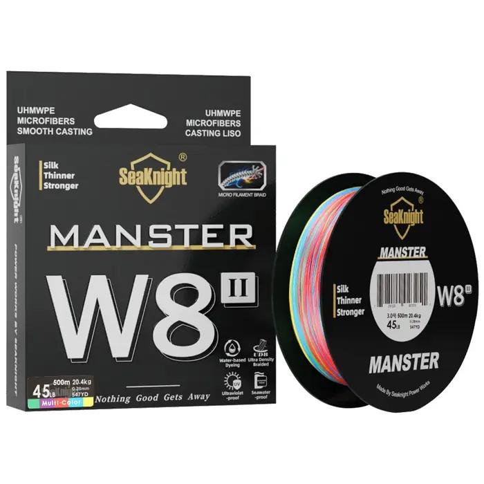 Marque W8 II série 500M 8 brins ligne de pêche
