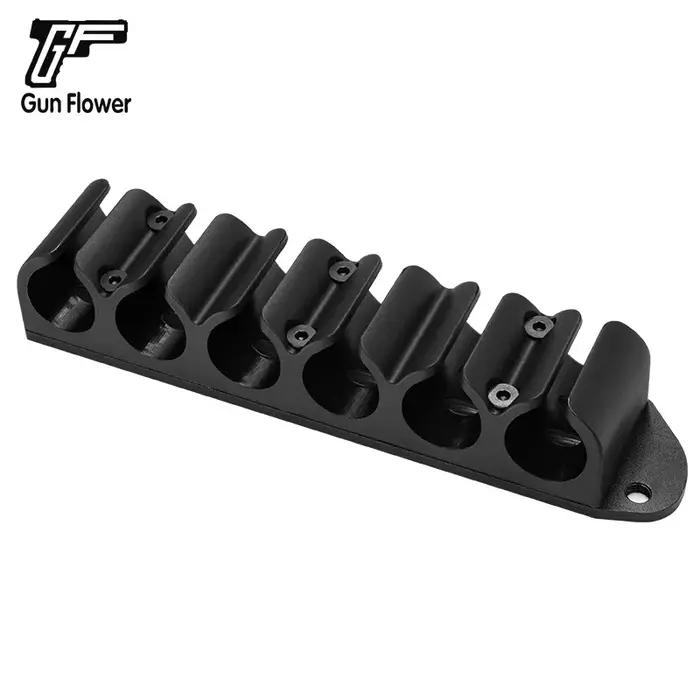 Porte-pistolet et fleur en polymère pour étui de fusil Mossberg 500 ou Remington GA ajustement pour chargeurs de cartouches confortables pour chasseur droitier ou gaucher