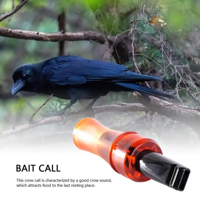 Sifflet appel à corbeau pour chasse - Outil de leurre avec simulation sonore réaliste pour chasseurs