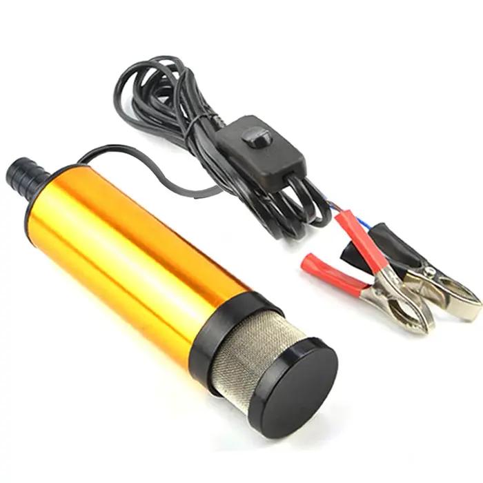 Pompe à huile électrique pour voiture, 38/51MM, 12V, pour pomper l'huile Diesel, pompe de transfert