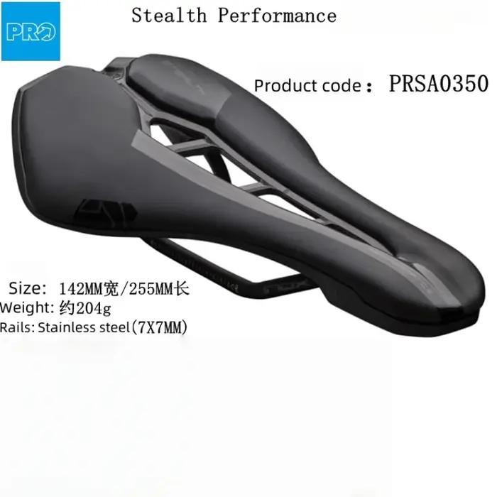 PRO Stealth selle de vélo de route CRMO acier inoxydable Rails en carbone coussin de cyclisme creux 142/152mm sport/Performance/équipe