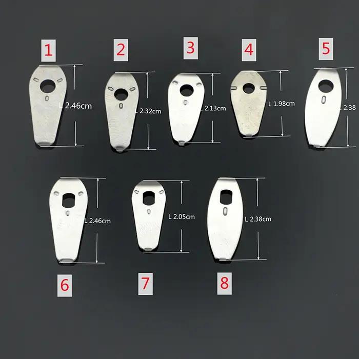 Johonneur Métalliques pour Cuir oral elu, Mélange de Tailles, Accessoires pour Ciseaux de Coiffure,
