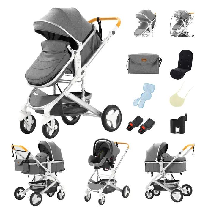 Poussette 3-en-1 pour bébé