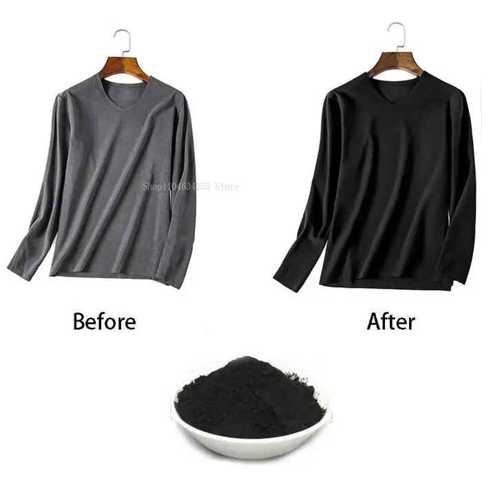 1 kg de teinture noire pour tissus, agent de coloration pour vêtements remis à neuf, pigment pour co