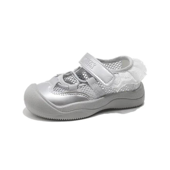 Chaussures de princesse pour filles, baskets en dentelle, chaussures Mary Jane à semelle souple pour