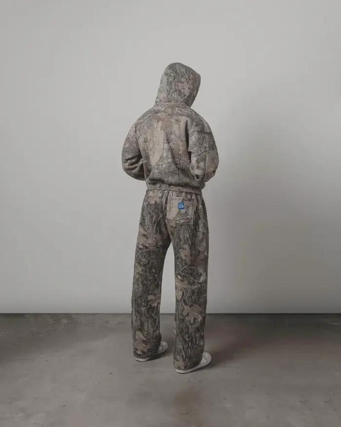 Pantalon baggy camouflage Y2K homme unisexe - Sweatpants streetwear oversize tendance hip-hop