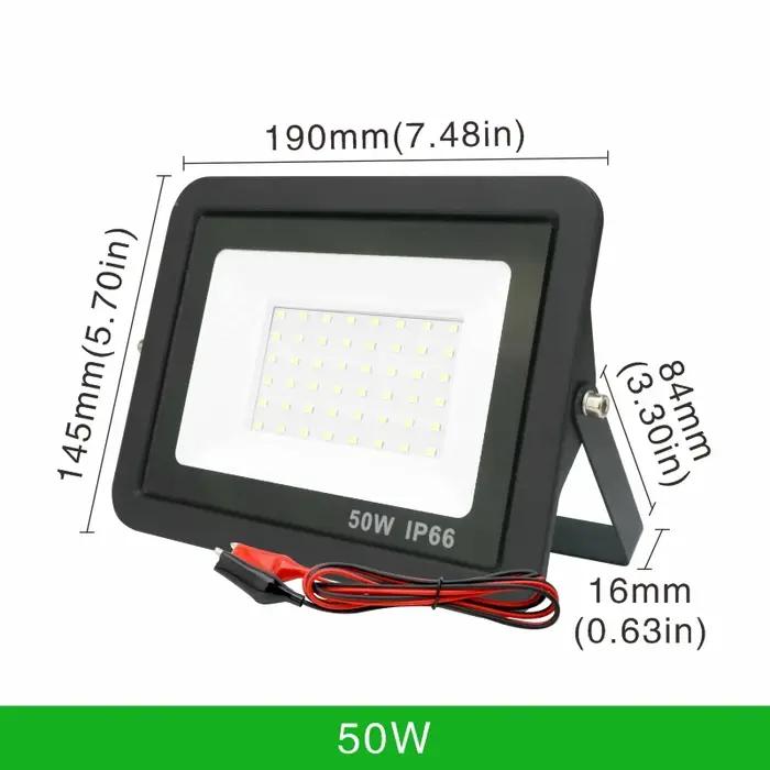 20W 30W 50W 100W DC12V Led projecteur extérieur