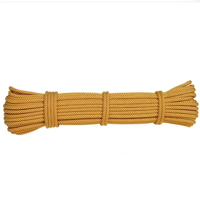 Corde d'escalade portable en polyéthylène renforcé de 6mm pour survie et randonnée multicolore occasions montagne et camping
