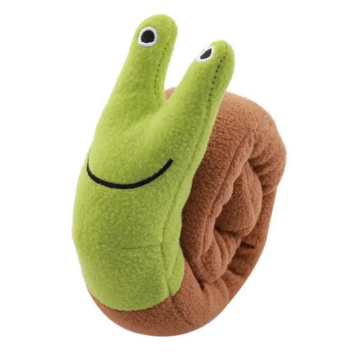 Jouets pour animaux de compagnie en forme d'escargot pour chiens et chats, cache des odeurs, puzzle