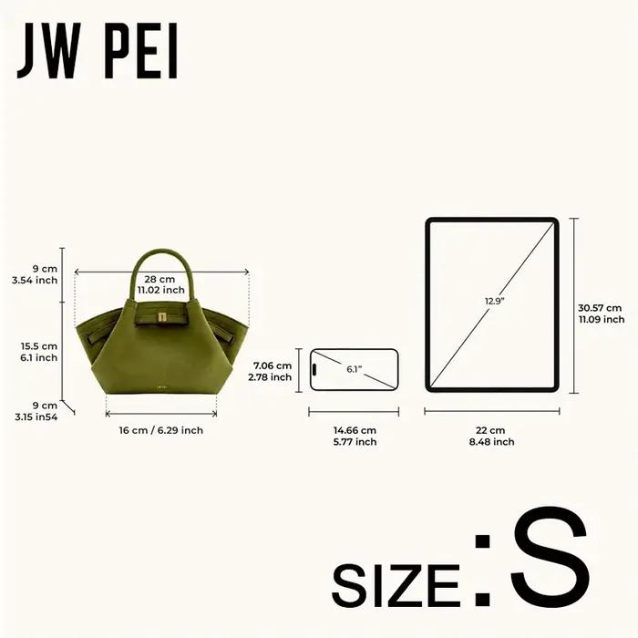 Sac à main pour femme JW PEI avec boucle dorée, style rétro de luxe léger, grande capacité, essentie