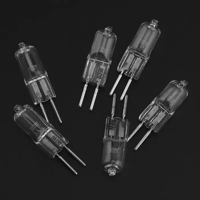 Ampoules halogènes G5.3 12V 20W/35W/50W, 10 pièces, lampes à capsules longue durée de vie, ampoules