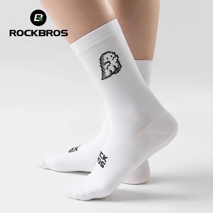 Chaussettes cyclisme professionnelles ROCKBROS haute élasticité respirantes pour chasse et sports outdoor