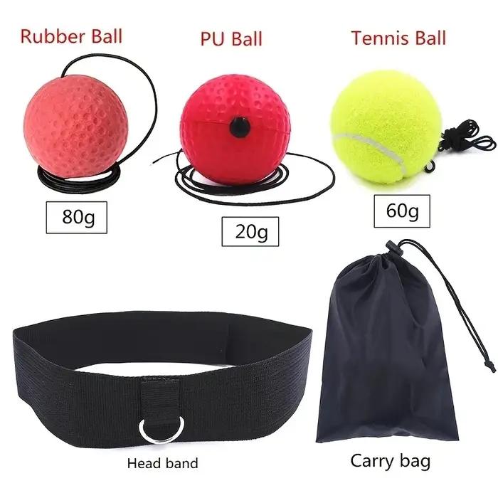 Ensemble de balles réflexes de boxe