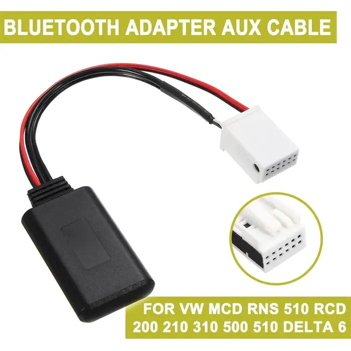 Câble adaptateur Audio bluetooth pour VW MCD RNS 510, RCD 200, 210, 310, 500, 510, accessoires élect