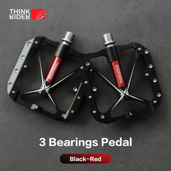 Pédales de vélo à 3 roulements scellés
