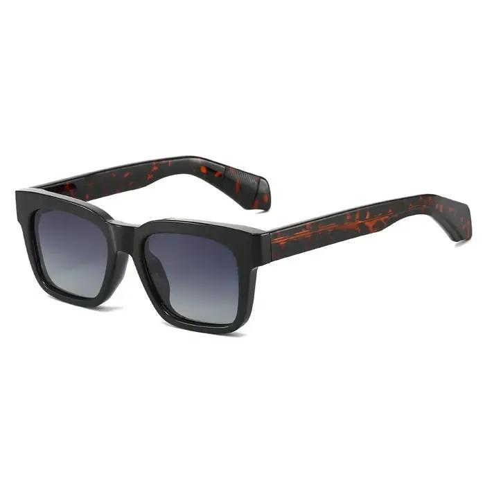 Lunettes de soleil carrées polarisées pour hommes