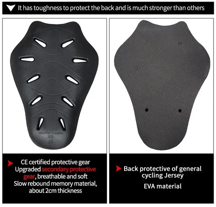 Armure de protection arrière pour moto MOTOCENTRIC en éducation physique, certifiée CE niveau 2, protection du corps pour motocross et randonnées motorisées