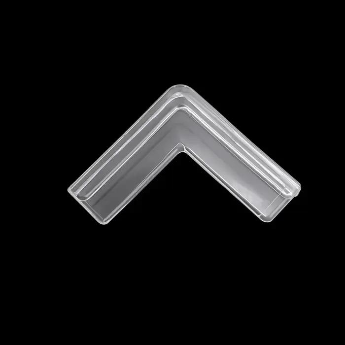 Protection d'angle anti-collision transparente en PVC pour sécurité familiale et décoration intérieure élégante
