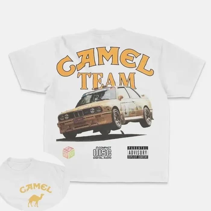 T-shirt Rétro Cigarettes Camel en Coton Vintage