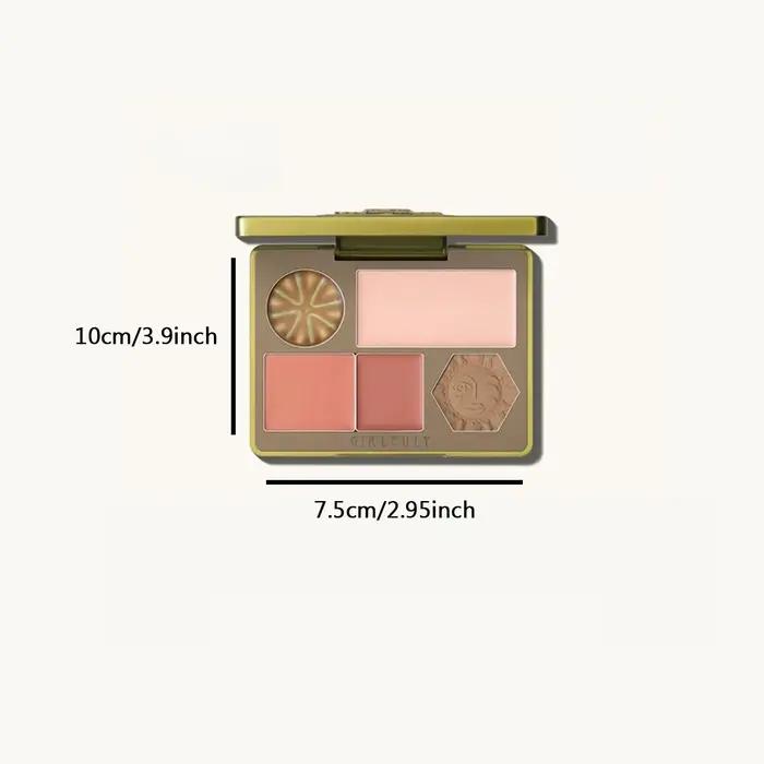 Palette pour le visage Girlcult (02 03), poudre lisse, fraisée fine, chute minimale, hautement pigme