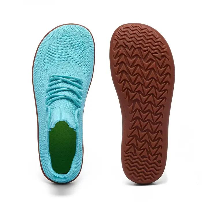 Chaussures pieds nus à bout large pour hommes et femmes, baskets de marche minimalistes | Semelle