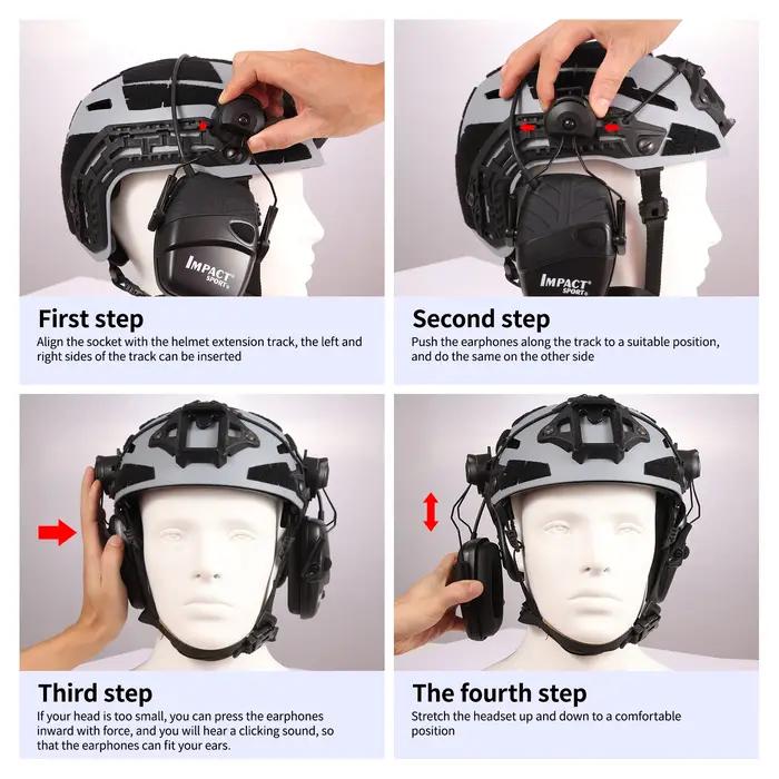 Casque de tir de chasse de Sport