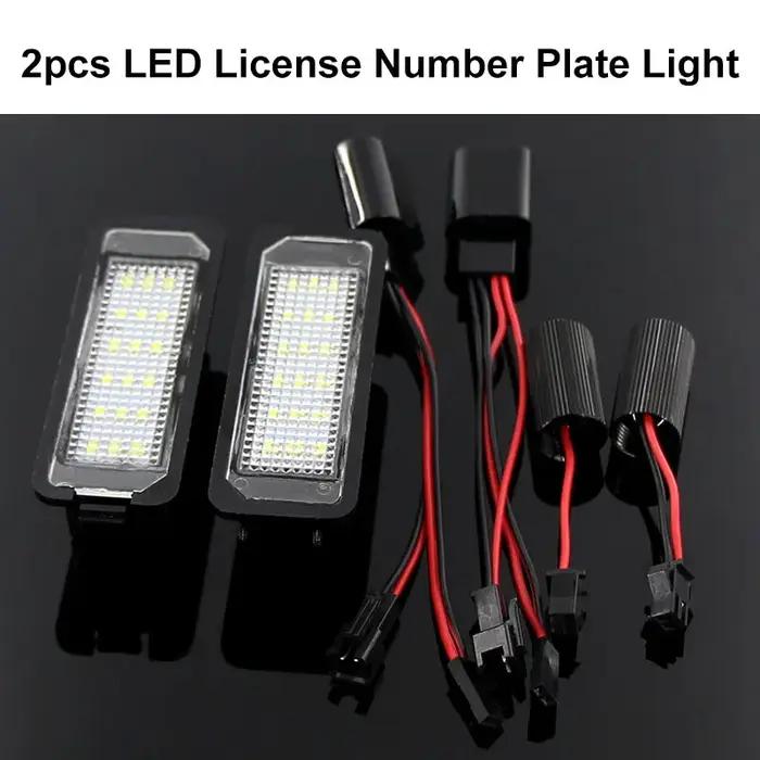 Kit d'éclairage de plaque de planificateur de numéro à LED blanche