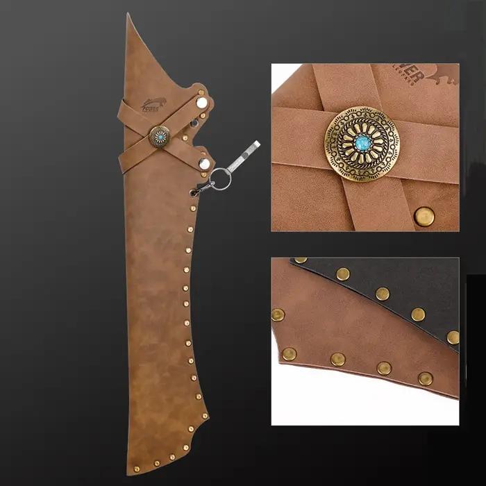 Accessoire de chasse rétro carquois en cuir PU pour chasseurs et amateurs de tir à l'arc occasions spéciales